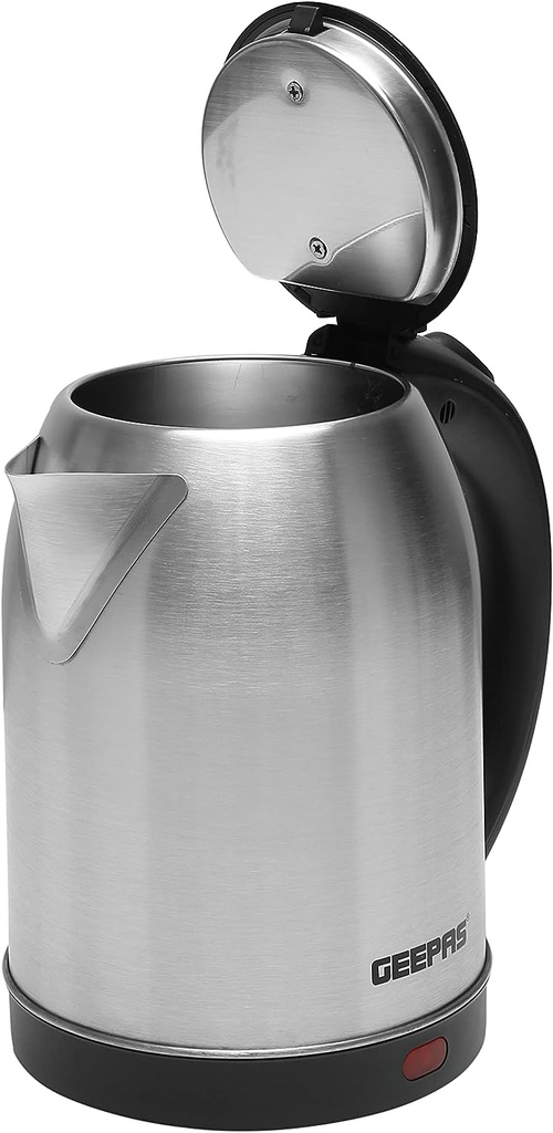 GEEPAS ELECTRIC KETTLE GK5466, 1.8 Liter, 1500 Watts, Silver
